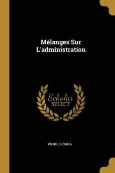 melanges sur ladministration-9780270917352