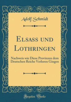 elsass und lothringen-9780331029352