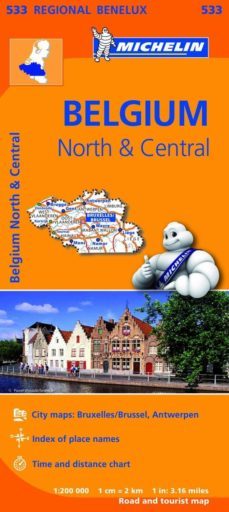 mapa regional belgium north & central 2013 (ref. 11533)-9782067183452