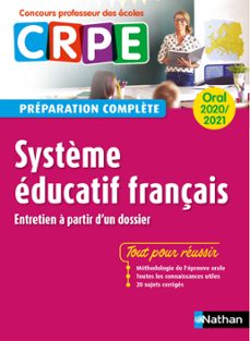 système éducatif français - oral 2020 préparation complète (crpe) - (efl3) - 2020-alain corneloup-9782098127852