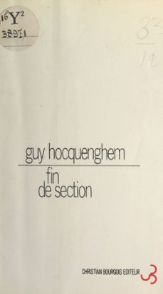 fin de section (ebook)-guy hocquenghem-9782402309752