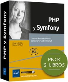 php y symfony. pack de 2 libros: domine el desarrollo php 8 con el framework symfony 5-etienne langlet .-oliver heurtel-9782409041952
