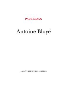 antoine bloye (ebook)-paul nizan-9782824905952