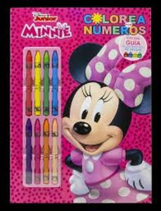 minnie. colorea por numeros con ceras-9788410029552