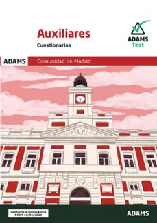 cuestionarios auxiliares administrativos de la comunidad de madri d-9788410774452