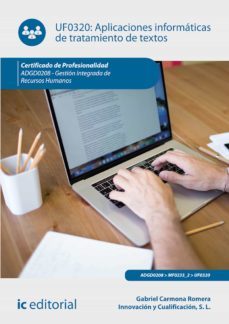 aplicaciones informaticas de tratamiento de textos. adgd0208 (ebook)-gabriel carmona romera-9788411030052