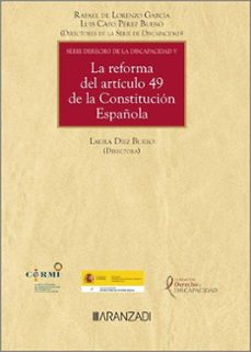 reforma del articulo 49 de la constitucion española-rafael de lorenzo garcia-9788411620352