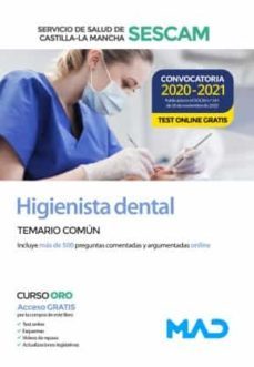 higienista dental del servicio de salud de castilla-la mancha (sescam). temario común-9788414241752