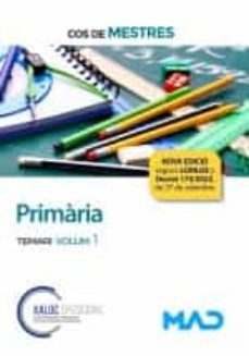 cos de mestres. primaria. temari volum 1-9788414262252
