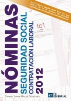 nominas, seguridad social y contratacion laboral 2012 (ebook)-9788415683452