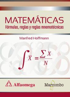 matematicas, formulas, reglas y reglas mnemotecnicas-mandfred hoffmann-9788426725752