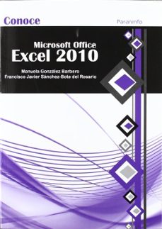 conoce excel 2010-fco. javier del rosario-9788428309752