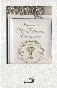 estuche primera comunion oraciones y rosario- modelo 2-9788428554152