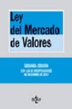 ley del mercado de valores (2ª ed.)-9788430946952