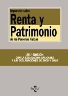 impuestos sobre renta y patrimonio de las personas fisicas (25ªed )-9788430950652