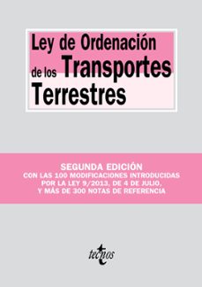 ley de ordenacion de los transportes terrestres  (2º e.)-9788430959952