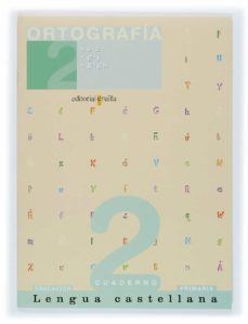 cuaderno lengua castellana. ortografia 2 1º primaria  catala-9788466108652