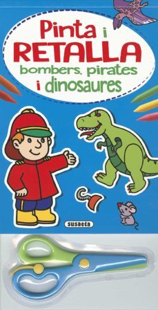 bloc pinta i retalla bombers, pirates i dinosaures-9788467751352