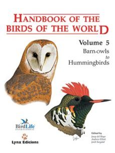 handbook of the birds of the world vol 5: barn-owls to hummingbir ds-9788487334252