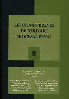 lecciones breves de derecho procesal penal-9788490455852