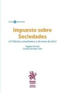 impuesto sobre sociedades 17ª edicion-9788491437352