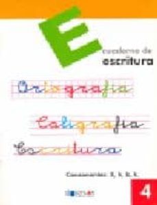 escritura: educacion primaria: cuaderno 4-9788495280152