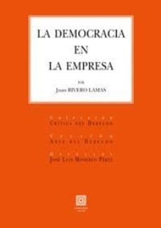 la democracia en la empresa-9788498367652