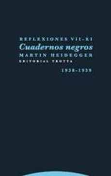 cuadernos negros 1938 - 1939-martin heidegger-9788498796452