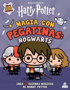 magia con pegatinas: hogwarts: crea 10 escenas magicas de pegatinas-9788893677752