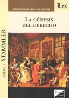 genesis del derecho, la-rudolf stammler-9789563920352