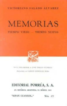 memorias tiempo viejo-tiempo nuevo-v. salado alvarez-9789684520752