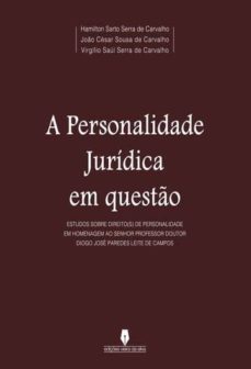 a personalidade juridica em questo (ebook)-9789897369452