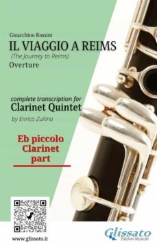 eb piccolo clarinet part of "il viaggio a reims" for clarinet quintet (ebook)-9791220867252