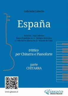 españa | trittico per chitarra e pianoforte (parte chitarra) (ebook)-9791222005652