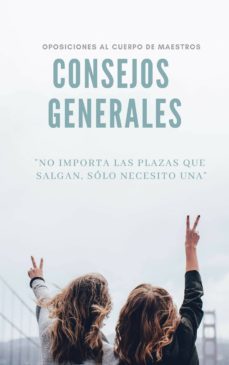 oposiciones al cuerpo de maestros. consejos generales (ebook)-cdlap00011352