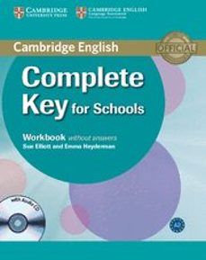 complete key for schools: workbook without answers with audio cd (zona portugal)-david mckeegan-sue elliott-9780521124362