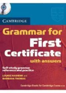 grammar for first certificate with answers (incluye cd)-9780521533362