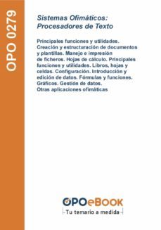 sistemas ofimaticos: procesadores de texto (ebook)-9781524314262