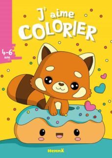j aime colorier (4-6 ans) (panda roux)-9782508051562