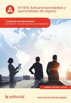 actitud emprendedora y oportunidades de negocio. adgd0210 (ebook)-jesús salvador sánchez aguilar-9788411840262