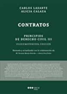 principios de derecho civil tomo iii: contratos 23ª edicion-carlos lasarte alvarez-9788413814162