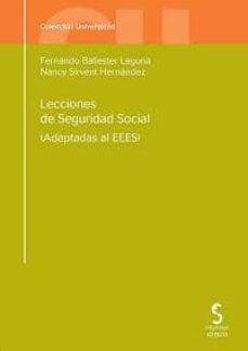 lecciones de seguridad social (adaptadas al eees)-fernando ballester laguna-9788415305262
