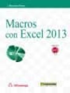 macros con excel 2013-j. mauricio flores-9788426720962