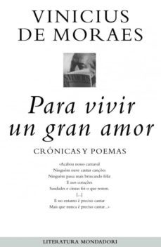 para vivir un gran amor-vinicius de moraes-9788439708162