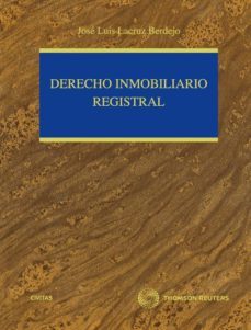 derecho inmobiliario registral (edicion facsimil)-9788447035762