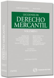 lecciones de derecho mercantil. volumen i (11ª ed)-9788447044962