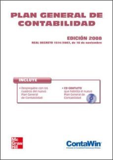 plan general de contabilidad (incluye cd y desplegable)-9788448156862