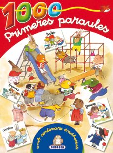 1000 primeres paraules - rojo - amb centenars d adhesius-9788467733662