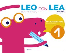 leo con lea 1 educacion infatntil 4 años mayusculas mec-9788467833362