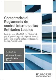 comentarios al reglamento de control interno de las entidades loc ales-nuria josa arbones-mercedes vega garcia-9788470529962